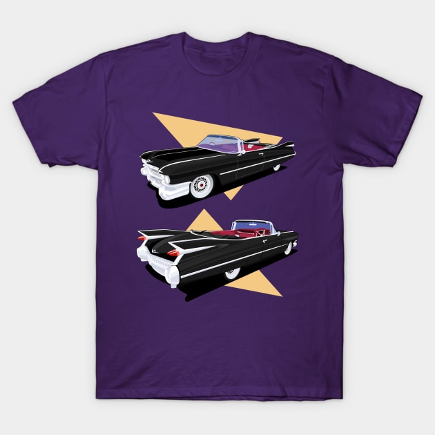 Classic Car side and black angle T-Shirt by masjestudio